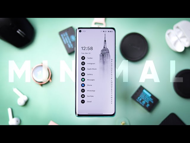 Minimal Launcher layout | Customize your Android Phone | Niagara launcher
