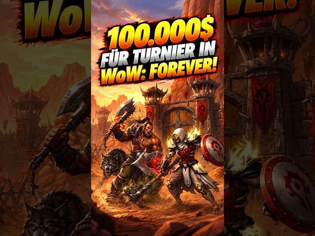 Everyone can participate: You can win $100,000 in a World of Warcraft: Forever tournament!