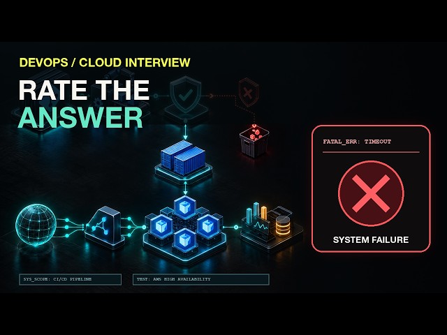 How Would You Answer These DevOps Interview Questions? CI/CD, AWS HA & Multi-Region