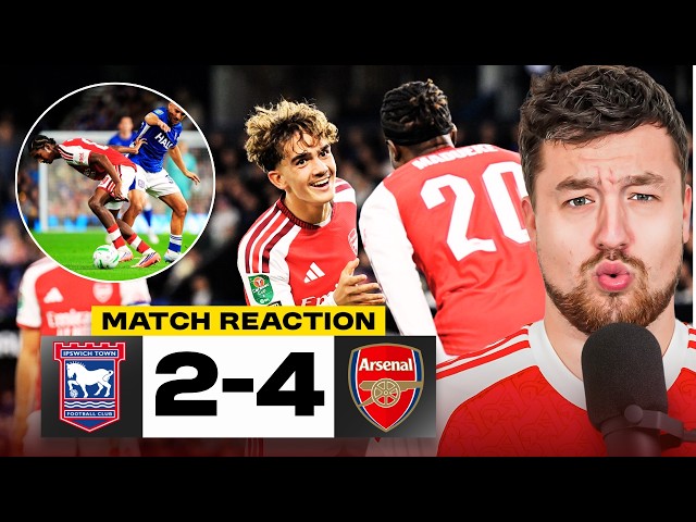 MAX DOWMAN SHINES AGAIN! Ipswich 2-4 Arsenal | JOB DONE!
