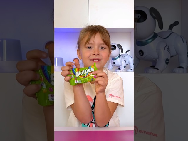 Skittles Rainbow Experiment 💧🌈 Fun DIY for Kids #art #diy #craft #trending