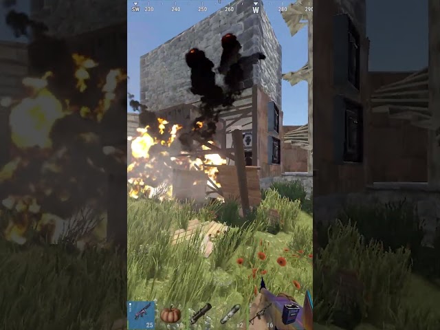 they door camped us so we raided them...