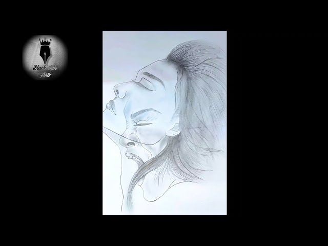 Double exposure face sketch | Step-by-Step Pencil Drawing | Dual Face Pencil Art Tutorial #drawing