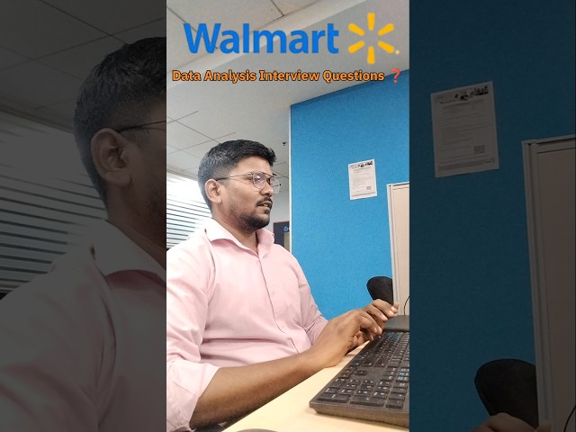 Walmart Data Analysis Interview Questions #shorts #shortvideos #viral #sql
