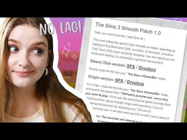wow. this new Sims 3 patch changes EVERYTHING.