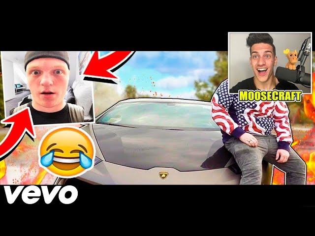 REACTING TO UNSPEAKABLEGAMING DISS TRACK BY 09SHARKBOY! (FT. MOOSECRAFT)
