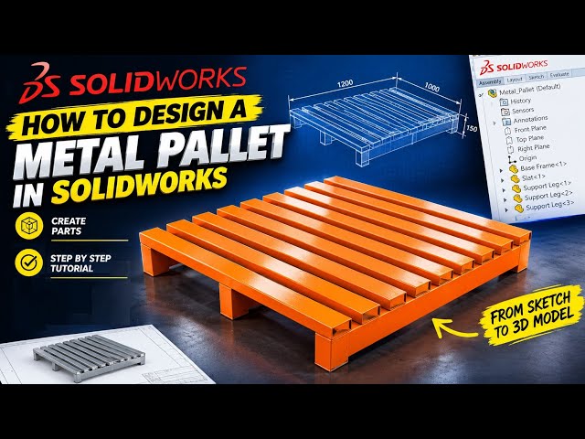 HOW TO DESIGN A METAL PALLET IN SOLIDWORKS 