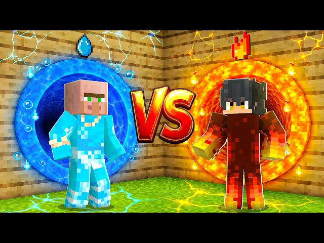 Elemental Tunnel Challenge in Minecraft!
