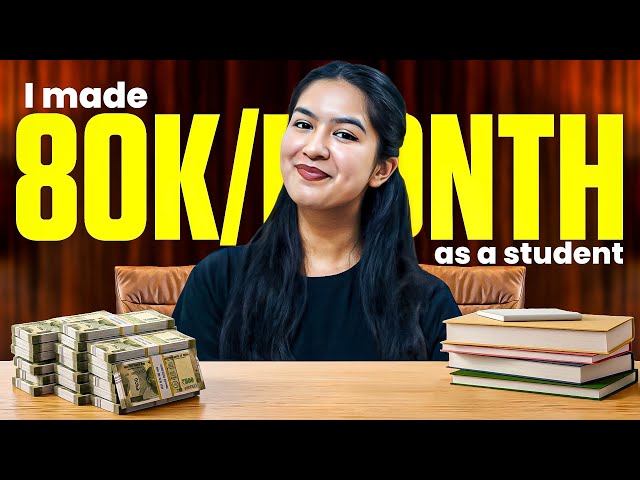 I Made ₹80K/Month as a Student 😳 This is How You Can Too !