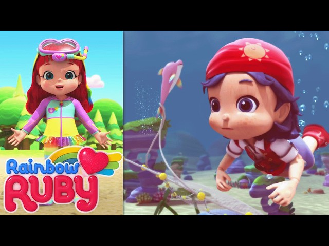 Dolphin Dilemma | Rainbow Ruby - WildBrain | Full Episodes for Kids