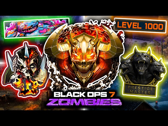 The END of BO7 Zombies! Master Prestige Level 1000, ALL Weapons INFESTATION!