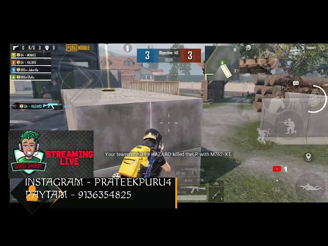 Aaj toh sirf chicken hi lena h || PUBG MOBILE LIVE STREAM || FULL BOOM BAAM ||