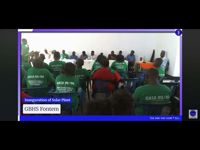 GBHS Fontem Computer Laboratory will also serve as a Community Networking Center 