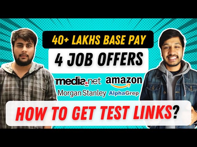 OFF-CAMPUS 40+ Lakhs Base Salary | How to get OA links? | MediaNet, Amazon Interview Experience 2022