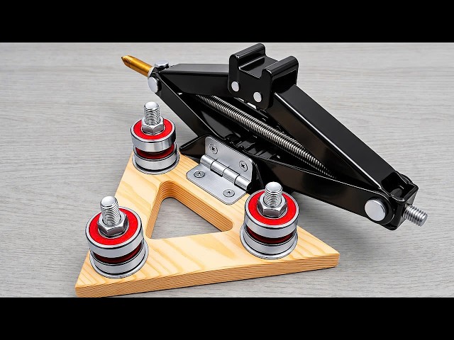 SECRET REVEALED! Discover How a Car Jack Becomes a Genius Woodworking Tool Millions Don't Know About