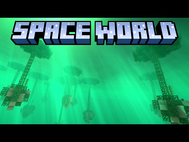 Creating a SPACE WORLD in Minecraft