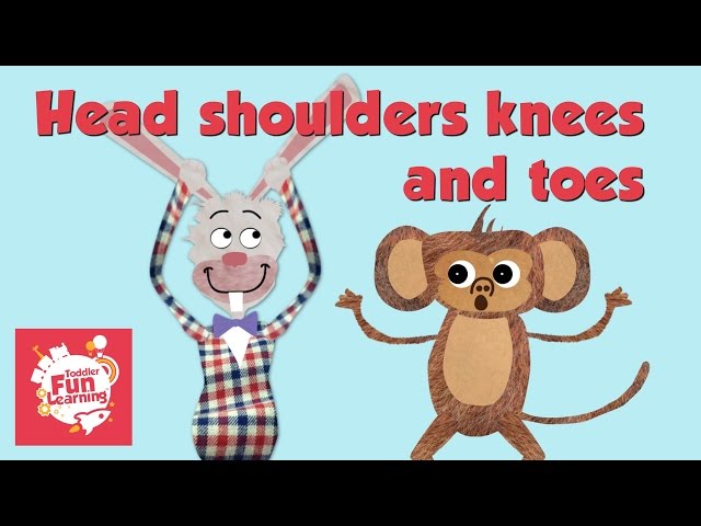 Head Shoulders Knees and Toes | Song for Toddlers | Toddler Fun Learning