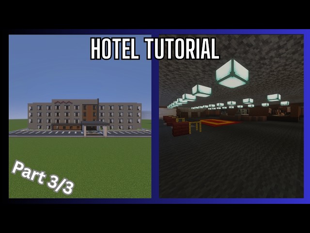 How To Make A Hotel! (Part 3/3 - Floors 2-4) (Minecraft Tutorial)