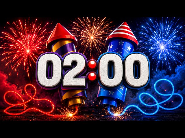 2 Minute Timer FIREWORKS 🎆