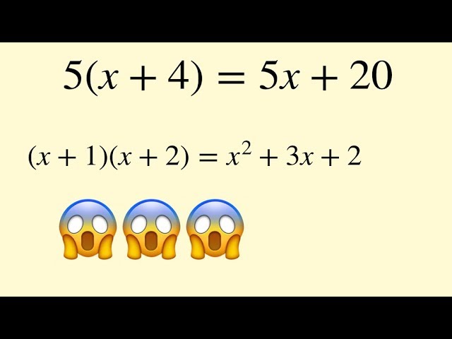 Algebra | expanding brackets