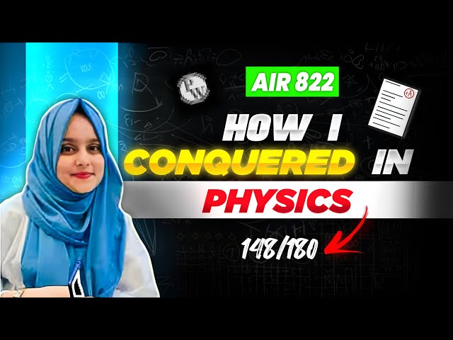 HOW TO SOLVE TOUGH QUESTIONS IN PHYSICS|148/180 PHYSICS STRATEGY 🧲🔭📓