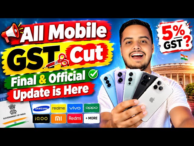 Smartphone GST Cut: Final Official Update - Is 5% GST on Smartphones Coming?