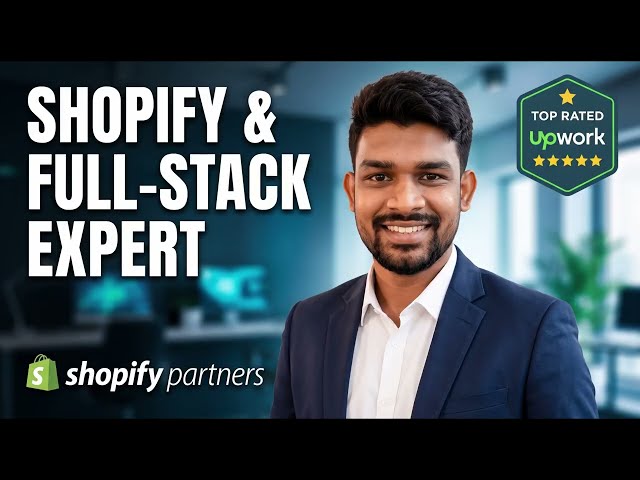 Shopify & Full-Stack Developer | Custom Apps, High-Converting Stores & Scalable Architecture
