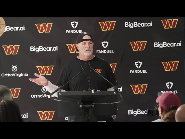 HC Dan Quinn Speaks To The Media After The Final Practice In London