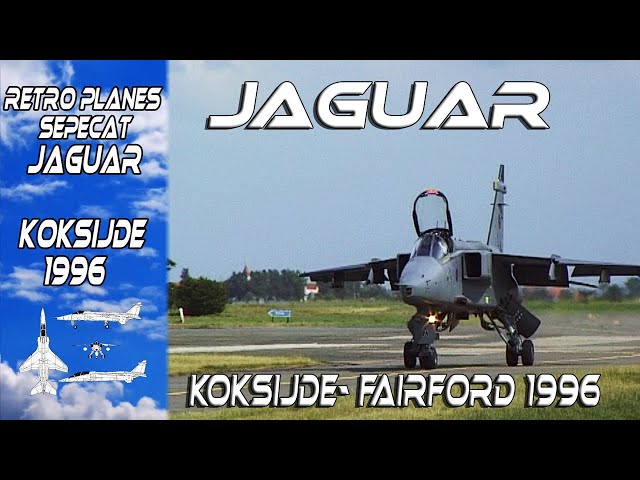 Great Planes  : Sepecat Jaguar  GR1  Solo Display   Koksijde - Fairford  1996  Bevekom 1999