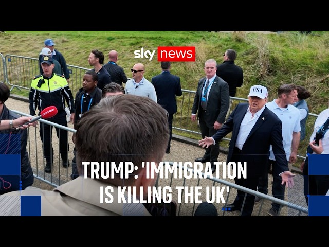 Trump talks up Irish reunification and has stark warning for the UK