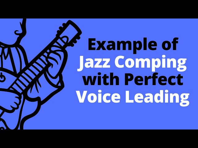 Jazz Guitar Comping with Perfect Voice Leading (Example on Fly Me to the Moon)