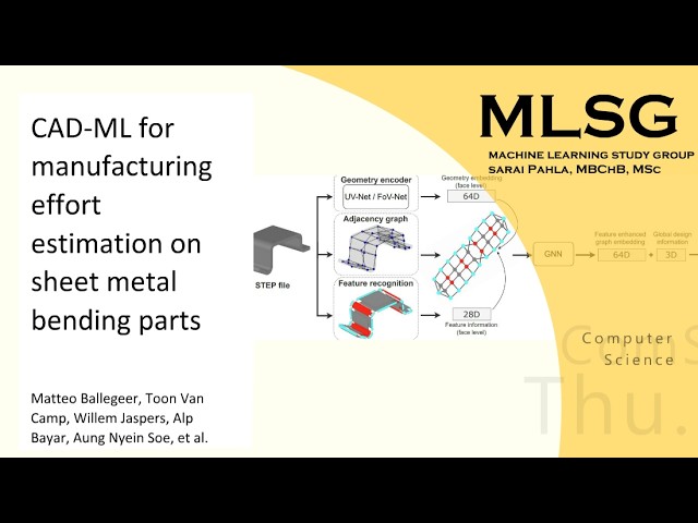 Paper: CAD-ML for manufacturing effort estimation on sheet metal bending parts