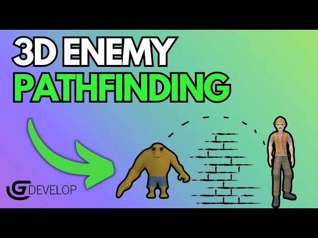 How to Make 3D PATHFINDING in GDevelop!