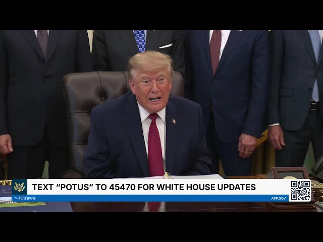 President Trump Makes an Announcement with the Secretary of Commerce