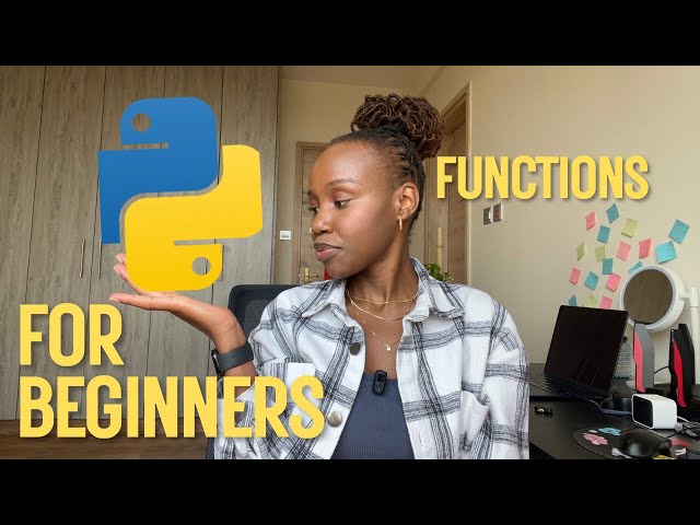 FUNCTIONS IN PYTHON. LEC 10 PYTHON FOR ABSOLUTE BEGINNERS.