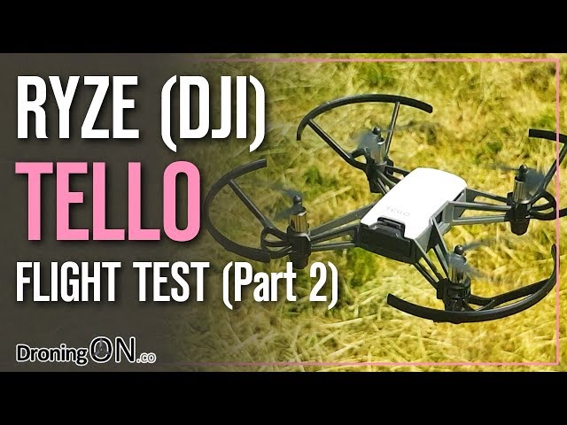 DroningON | Ryze/DJI Tello Review (Part 2) - Flight Test (Footage & Modes)