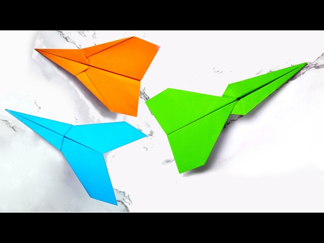 How To Make 5 Paper Airplanes That Fly Far
