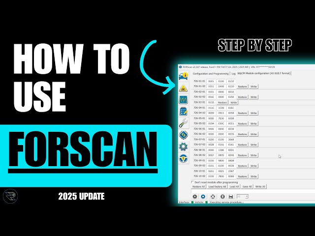 (UPDATED) How To Use FORScan