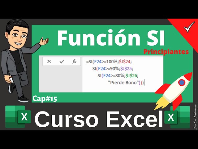 CX#15 👉 Función si Excel Anidada - Curso Básico de Excel