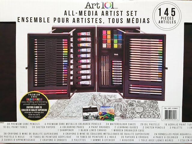 Art 101 - All Media Artist Set - 145 Pieces | Costco