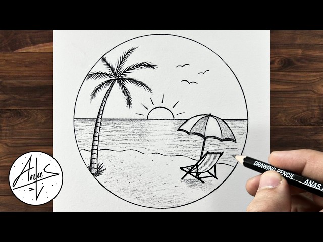 How To Draw Summer | Summer Directed Drawing | Easy Drawing