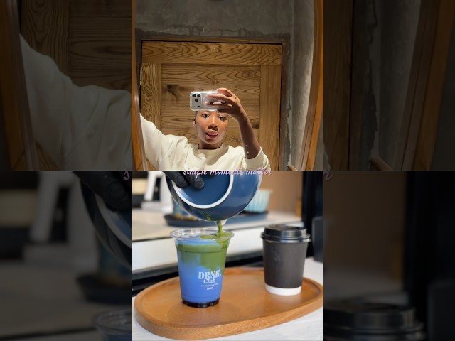 matcha 🦋🫐 #matcha #youtubeshorts