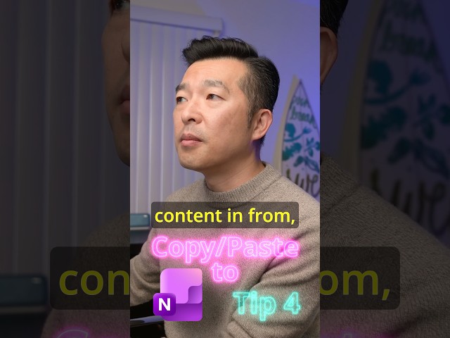 Copy and paste YouTube video link into OneNote.