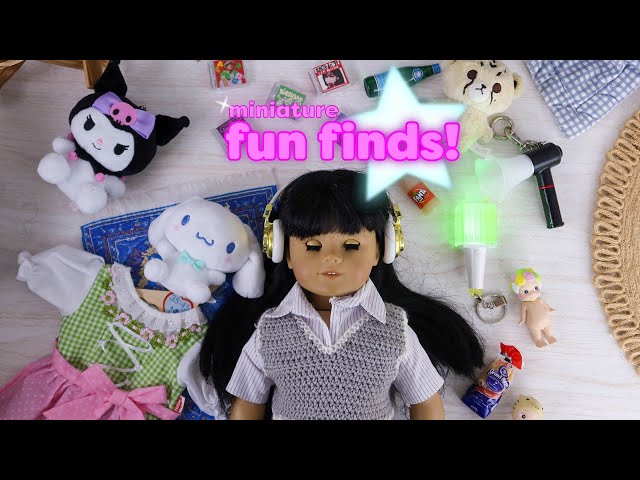 miniature fun finds and favorites!!! (for ag dolls!) ⋆｡°✩