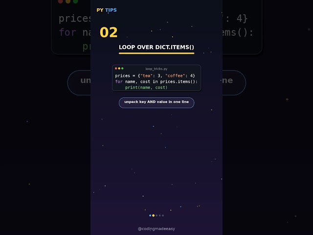 5 for-loop tricks. 17 seconds. Zero excuses. 🔁 #python #viral #youtubeshorts #code #youtube #coding