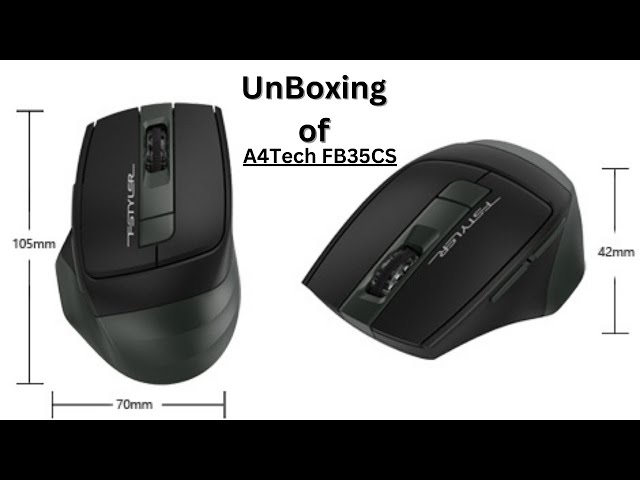 A4Tech FB35CS Silent Clicks Computer Wireless Mouse