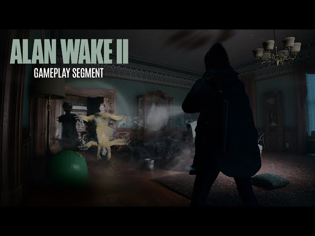 Alan Wake 2: Valhalla Nursing Home Enemy Encounter Gameplay