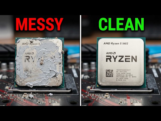 How to remove thermal paste from your Ryzen CPU with isopropyl alcohol