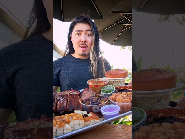 Chinese - American Texas Style BBQ SmokeQueen BBq with #GuyTang