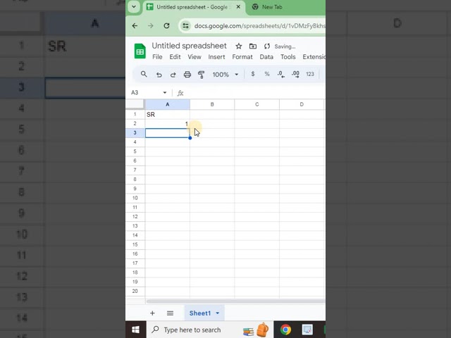 Google Sheets In Serial Number #googlesheets #googlesheet2024 #excelsheet #excel #exceltips